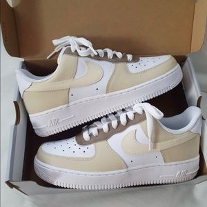 Nike Air Force 1 Low Custom Coffe G NWT